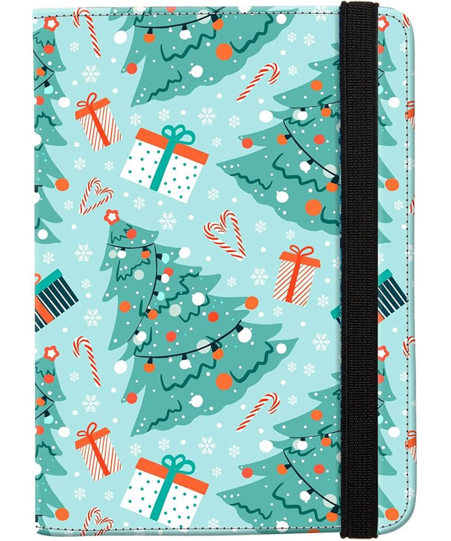 Pink Passport Holder,Cute Passport Cover,Travel Wallet with Credit Card Slots Rfid passport Wallet Waterproof Documents Organizer Women Men (Christmas Tree)
