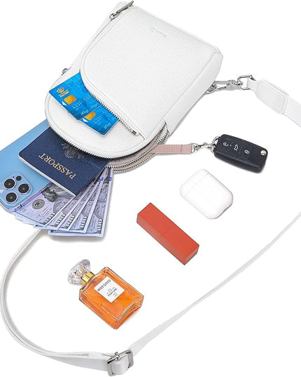 INICAT RFID Blocking Sling Bag Anti Theft Crossbody Bags Women Valentine's Day Gifts Travel Purses Vegan Leather