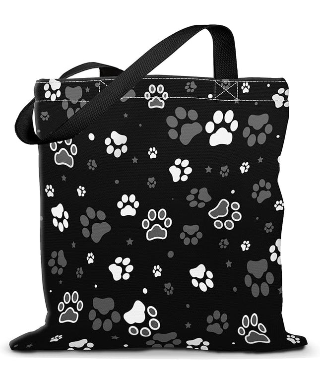 Canvas Tote Bag for Women，Cute Heavy-Duty Shoulder Bag with Zipper Pocket -Travel Tote for Grocery, Gym,Shopping