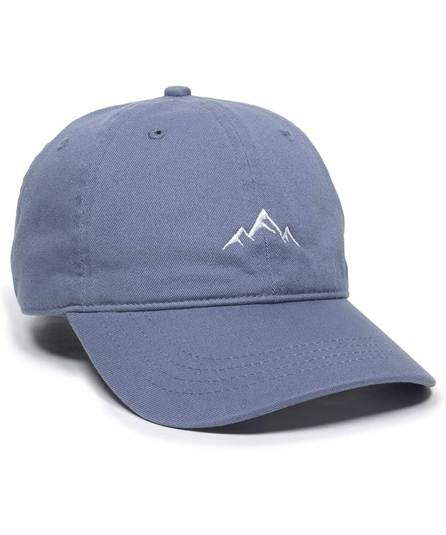 Outdoor Cap -Adult Mountain Dad Hat-Unstructured Soft Cotton