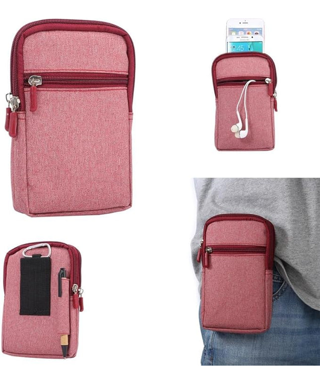 Universal Cell Phone Purse Multipurpose Waist Pack Bag for Outdoor Sports Moblie Phone Carrying Cases Belt Bag Pouch for iPhone X/8/7/6/6S Plus Samsung Galaxy Series Phones Under 6.3'' from WaitingU