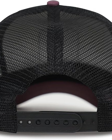 Animal Trucker Hats Leather Pattern Adjustable Snapback Mesh Animal Baseball Cap for Men