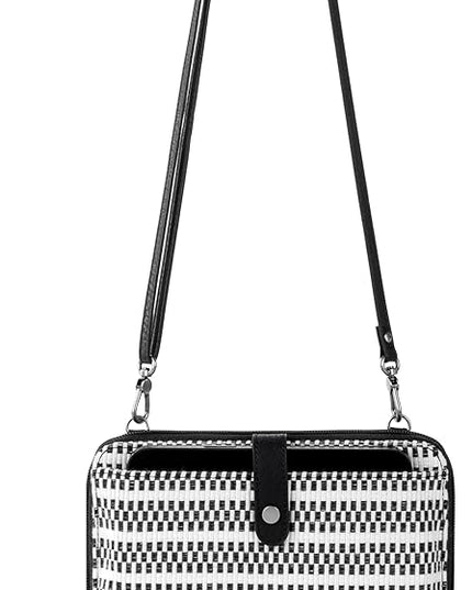 Sakroots Artist Circle Smartphone Crossbody in Coated Canvas, Detachable Wristlet Strap