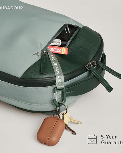 Troubadour Apex 4.0-22L Premium Laptop Backpack - Ergonomic & Water Resistant - Designed for Work and Travel - Green Smoke