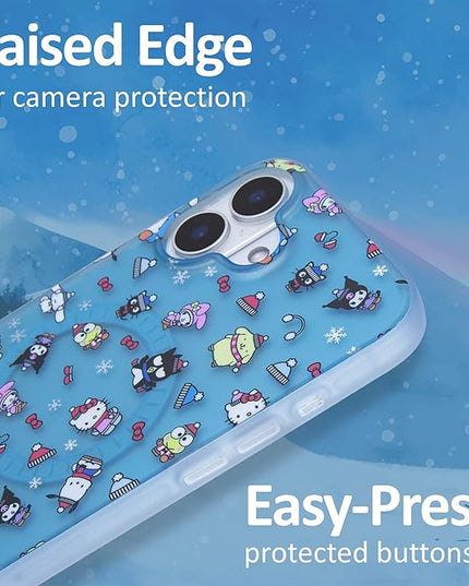 Sonix x Sanrio Case for iPhone 16 Plus | Compatible with MagSafe | 10ft Drop Tested | Hello Kitty and Friends Aspen Vacation