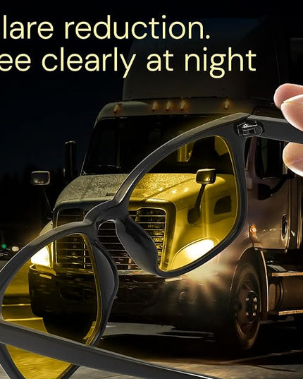 livho Gaming Blue Light Blocking Glasses for Better Sleep, Premium Night Driving, Computer Blockers for Man & Woman