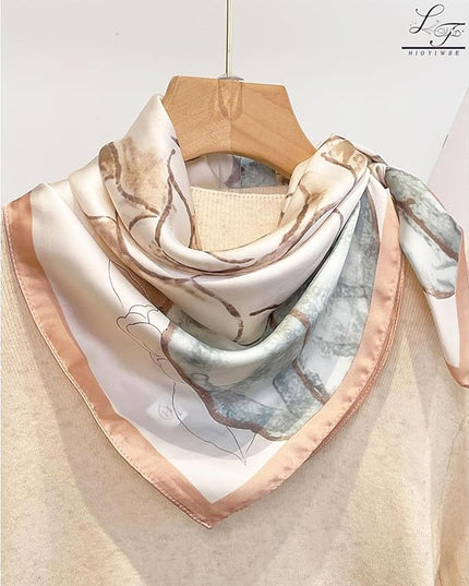 Satin Bandanas Head Scarf For Women Hair Scarves Accessories Lightweight Fashion Wrap Neck Silk Sleeping Headscarf
