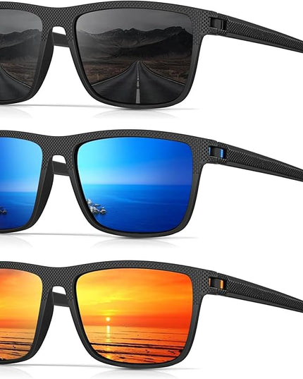 Sunglasses-Men Polarized Mens Sunglasses: Classic Women Sun Glasses UV Protection for Fishing Driving Golf