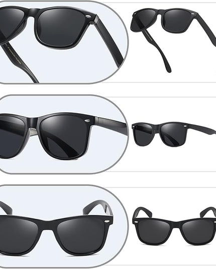 Retro Rewind Polarized Sunglasses for Men and Women - UV Protection Classic Sun Glasses