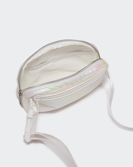 Pander Everywhere Belt Bag for Women, Fashion Waist Packs, Crossbody Bags with Adjustable Strap (Iridescent).