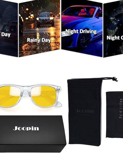 Joopin Square Sunglasses Polarized UV Protection Trendy Designer Sun Glasses Men Women