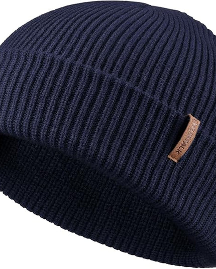 FURTALK Fisherman Beanie for Men Women 2 Styles Cuffless or Cuffed Knitted Unisex Winter Hat Outdoor All-Day Warmth