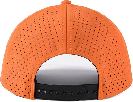VOBOOM Men Quick Dry Baseball Cap Laser Cut Mesh Ball Curved Brim Snapback Hat