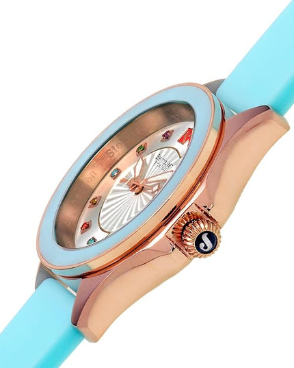 Steinhausen Arbon Collection Stainless Steel Silicone Interchangable Band Women's Watch