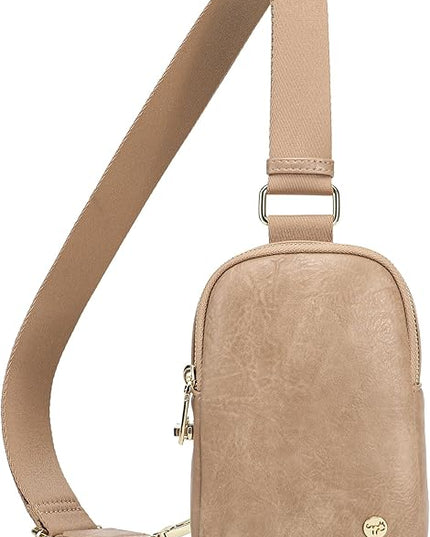 INICAT Small Anti Theft Crossbody Bags Women Valentine's Day Gifts, Vegan Leather Sling Cross Body Purse Travel Essentials