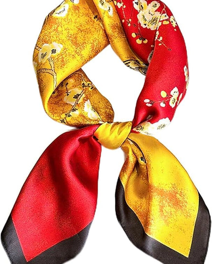 Satin Bandanas Head Scarf For Women Hair Scarves Accessories Lightweight Fashion Wrap Neck Silk Sleeping Headscarf