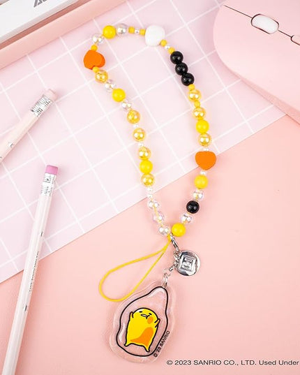 iFace Hello Kitty and Friends Beaded Wristlet Universal Phone Charm Strap - Cute Wrist Chain Lanyard Aesthetic Decor Strap for Cell Phone Camera Keys AirPods Keychains