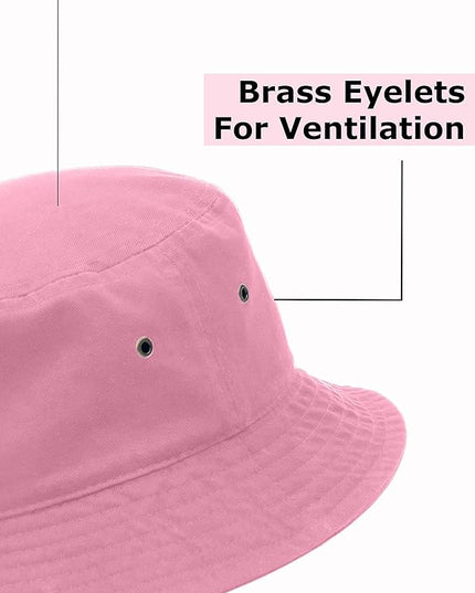Utmost Bucket Hat 100% Cotton & Denim Lightweight Packable Outdoor Summer Beach Fishing Sun Hat