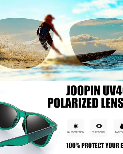 Joopin Square Sunglasses Polarized UV Protection Trendy Designer Sun Glasses Men Women