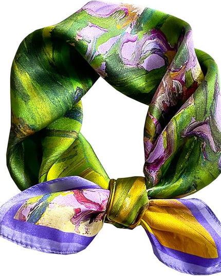 Neck Scarf For Womens Silky Head Scarves Hair Bandanas Square Scarf Fashion Accessories lightweight