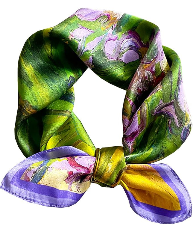 Neck Scarf For Womens Silky Head Scarves Hair Bandanas Square Scarf Fashion Accessories lightweight
