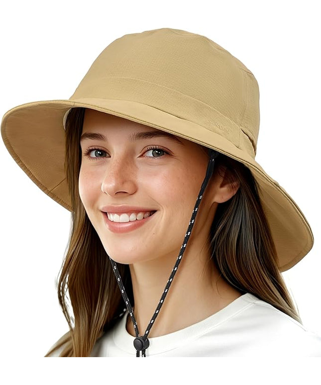 Sukeen Bucket Hat, Waterproof, Skin-Friendly, Shields Neck, Quick-Dry, Breathable, Hat for Fishing, Travel hat