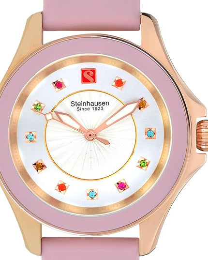 Steinhausen Arbon Collection Stainless Steel Silicone Interchangable Band Women's Watch