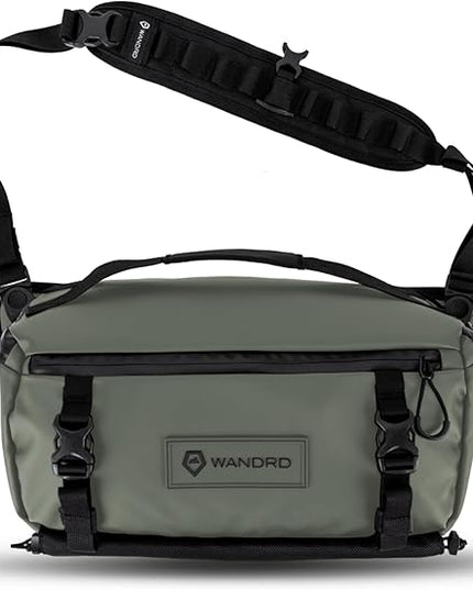WANDRD ROGUE V1 9L Sling: Compact Camera Sling and Crossbody Bag with Fast Access, 3-Way Carry– Lightweight Everyday Bag Great for Travel, Photography, and Daily Use (Wasatch Green)