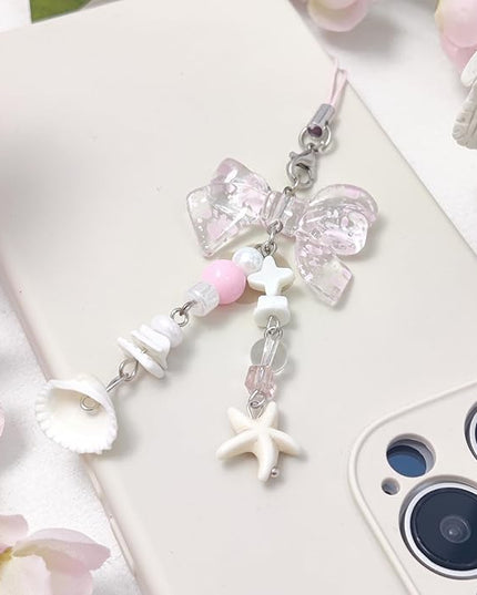 1-4PCS Cute Phone Charms Aesthetic Y2K Cell Phone Charms Strap Strawberry Butterfly Star PhoneCharm Y2K Accessories for Bag Keychain Airpods Camera Pendants Decor