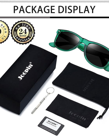 Joopin Square Sunglasses Polarized UV Protection Trendy Designer Sun Glasses Men Women