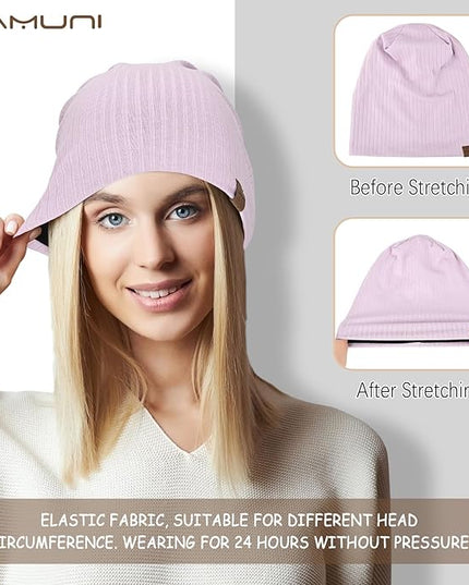 Slouchy Beanie for Men Women Soft Lightweight Running Beanie Hat Chemo Cap Skull Cap
