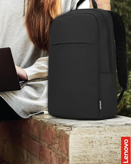 Lenovo Laptop Backpack B215 for Computers Up to 15.6-Inch – Multi Compartment Water Repellant Bag for Travel, Professional Use, College, Work - Black (Large)