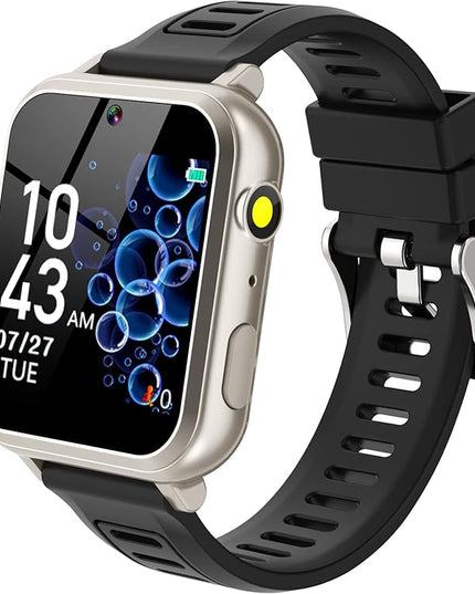 Phyulls Smart Watch for Kids with 39 Puzzle Games Camera Video Recorder Music Alarm Calculator Calendar Flashlight Pedometer Birthday Gift for 3-12 Year Old Boys and Girls