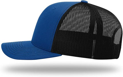 Richardson 112 Trucker Hat - Premium Adjustable Snapback Hat - Structured Six Panel Richardson Blank Caps