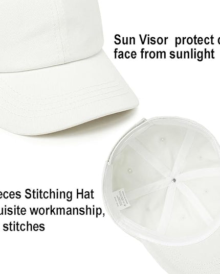 4 Pieces Toddler Baseball Hat Kid Baseball Cap Washed Cotton Adjustable Caps Hats for Boys Girls