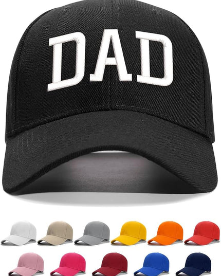 Custom4U Custom Hat Baseball Cap Adjustable Embroidered Mom Dad Hat for Men Women Gifts for New Parents Personalized Text S/L