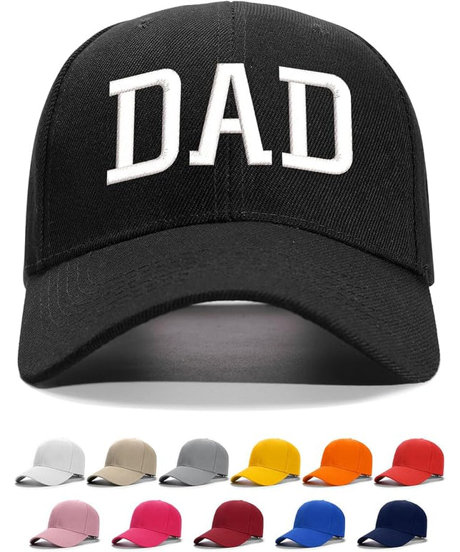 Custom4U Custom Hat Baseball Cap Adjustable Embroidered Mom Dad Hat for Men Women Gifts for New Parents Personalized Text S/L