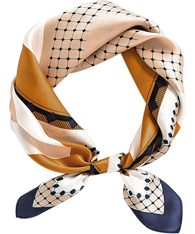 Dailyacc Hair Bandanas Scarf For Women Lightweight Fashion Neck Silk Satin Head Scarves For Sleeping Handbags Scarf