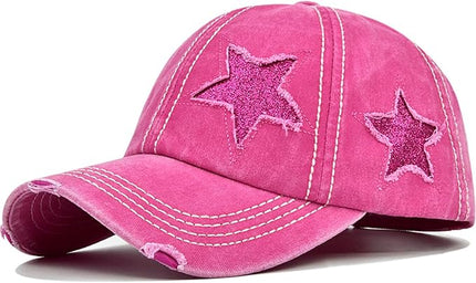 YeeHeen Ponytail Baseball Cap for Women High Messy Bun Caps Washed Cotton Hats