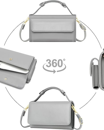 KUKOO Small Crossbody Bag Cell Phone Purse Wallet with Credit Card Slots for Women
