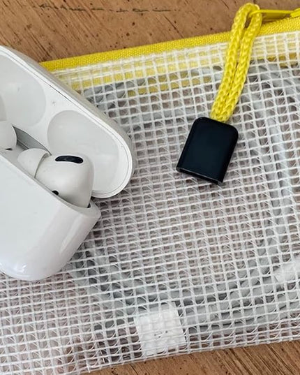 10 - USB Cable Organizer Pouches, Manage Cables, Travel Cable Oranizer, Color Coded with USB Zipper Pulls