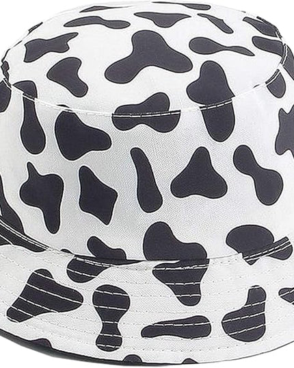 Mashiaoyi Unisex Print Double-Side-Wear Reversible Bucket Hat