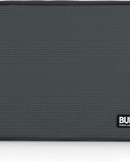 BUBM Double Layer Electronic Accessories Organizer, Travel Gear Bag for Cables, USB Flash Drive, Plug and More, Perfect Size Fits for iPad mini (Medium, Gray)