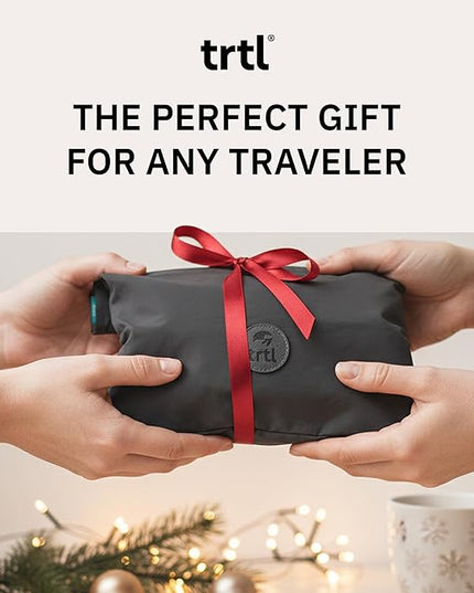trtl Pillow - Scientifically Proven, Super Soft Neck Support Travel Pillow for Sleeping - Lightweight and Machine Washable - Ergonomic Design for Traveling on Airplanes, Cars, and Trains - Grey