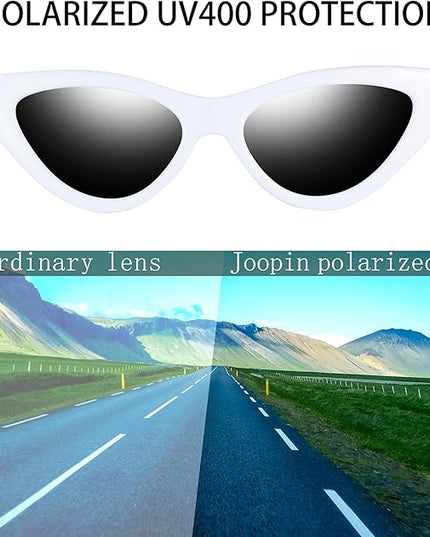 Joopin Polarized Cat Eye Sunglasses for Women Vintage Cateye Sun Glasses UV400 Protection