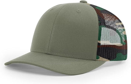 Richardson 112 Trucker Hat - Premium Adjustable Snapback Hat - Structured Six Panel Richardson Blank Caps