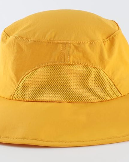 Home Prefer UPF50+ Mens Sun Hat Wide Brim Fishing Hat for Men UV Protection Womens Beach Bucket Hat for Golf Hiking Gardening
