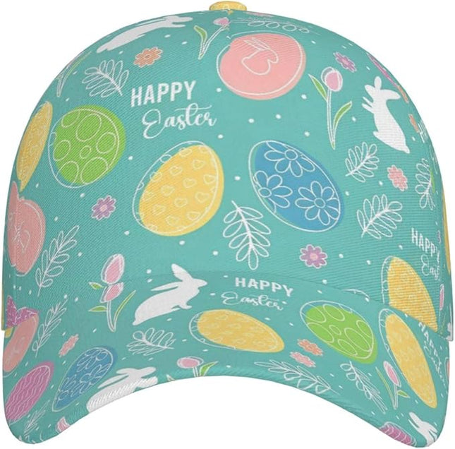St. Patrick's Day Baseball Cap for Men Women Flower Print Sport Outdoor Travel Trucker Hat Sun Protection Dad Hats