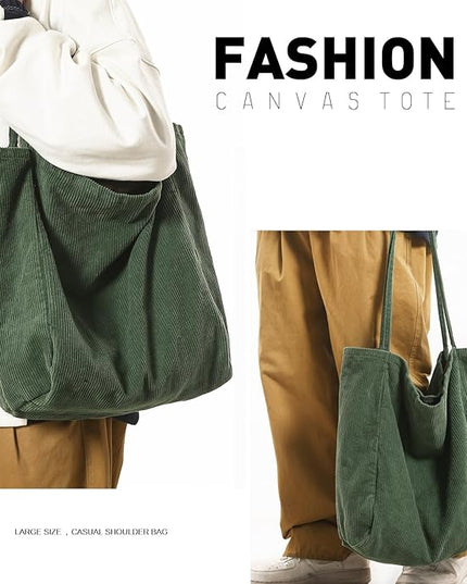 Canvas Tote Bag for Women Large Hobo Shoulder Bag for Work Travel Casual Message Bag Tote Purse handbags