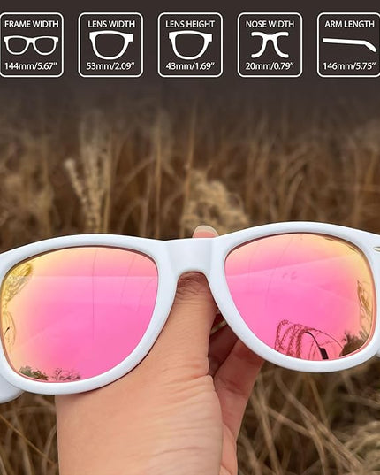 Joopin Square Sunglasses Polarized UV Protection Trendy Designer Sun Glasses Men Women